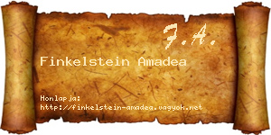 Finkelstein Amadea névjegykártya